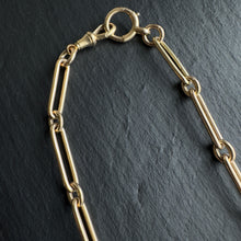 Load image into Gallery viewer, 18k Gold Heavy Trombone Chain