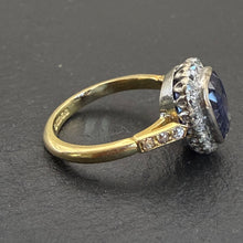 Load image into Gallery viewer, Sapphire + Diamond Ring