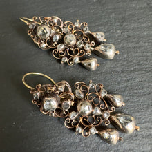 Load image into Gallery viewer, Portuguese / Spanish 18th Century Diamond Earrings