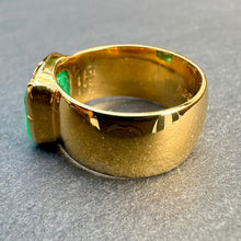 Load image into Gallery viewer, Bespoke Antique Colombian Emerald Ring