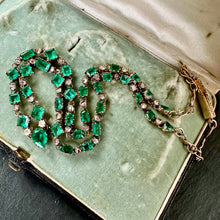 Load image into Gallery viewer, Emerald & Diamond Necklace