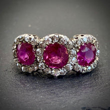 Load image into Gallery viewer, Burma Ruby And Diamond Ring