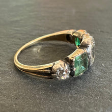 Load image into Gallery viewer, Emerald and Diamond Ring