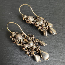 Load image into Gallery viewer, Portuguese / Spanish 18th Century Diamond Earrings