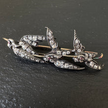 Load image into Gallery viewer, Diamond 3 Bird Brooch