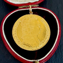 Load image into Gallery viewer, Gold “Half Johanna” Coin Pendant