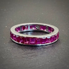 Load image into Gallery viewer, Ruby Eternity Ring