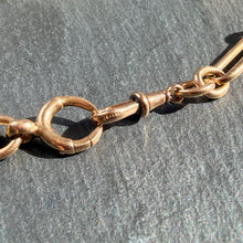 Load image into Gallery viewer, 15k Gold Trombone Link Chain