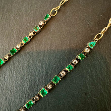 Load image into Gallery viewer, Emerald & Diamond Necklace