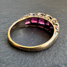 Load image into Gallery viewer, Pink Sapphire Five Stone Ring
