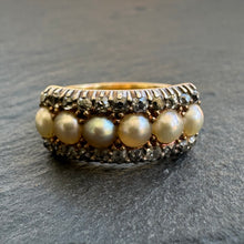 Load image into Gallery viewer, Pearl & Diamond Ring