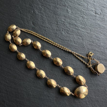 Load image into Gallery viewer, Blue Foiled Rock Crystal Rivière Necklace