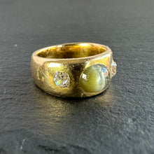 Load image into Gallery viewer, Chrysoberyl & Diamond Ring