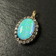 Load image into Gallery viewer, Opal & Diamond Pendant