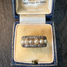Load image into Gallery viewer, Pearl & Diamond Ring