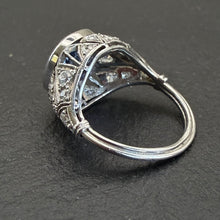 Load image into Gallery viewer, Belle Epoque Sapphire & Diamond Ring