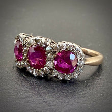 Load image into Gallery viewer, Burma Ruby And Diamond Ring