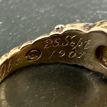 Load image into Gallery viewer, Garnet & Diamond Memorial Ring