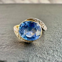 Load image into Gallery viewer, Sapphire & Diamond Ring