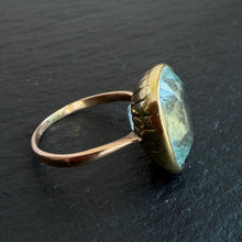Load image into Gallery viewer, Aquamarine Solitaire Ring