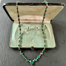 Load image into Gallery viewer, Emerald & Diamond Necklace