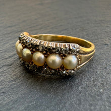 Load image into Gallery viewer, Pearl & Diamond Ring