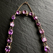 Load image into Gallery viewer, Reserved - Amethyst Rivière Necklace