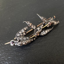Load image into Gallery viewer, Diamond 3 Bird Brooch