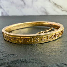 Load image into Gallery viewer, Virtutis Gloria Merces Bangle