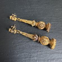 Load image into Gallery viewer, Ornate Gold Earrings