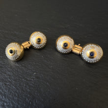 Load image into Gallery viewer, Sapphire & Enamel Cufflinks