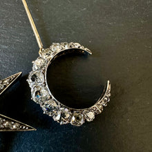 Load image into Gallery viewer, ROCKS Bespoke ~ Moon And Star Earrings