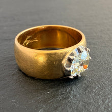 Load image into Gallery viewer, Reserved - ROCKS Bespoke 0.85ct Diamond Ring
