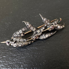 Load image into Gallery viewer, Diamond 3 Bird Brooch