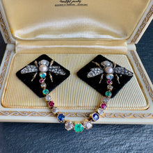 Load image into Gallery viewer, Reserved Double Bee Brooch