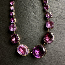 Load image into Gallery viewer, Reserved - Amethyst Rivière Necklace
