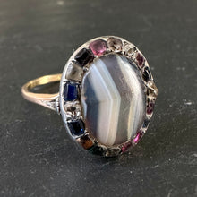 Load image into Gallery viewer, Planetary Agate Ring