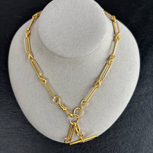 Load image into Gallery viewer, 18k Gold Trombone Chain