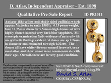 Load image into Gallery viewer, Sapphire & Enamel Cufflinks