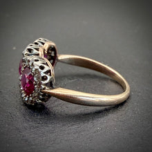 Load image into Gallery viewer, Burma Ruby And Diamond Ring