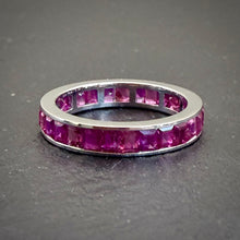 Load image into Gallery viewer, Ruby Eternity Ring