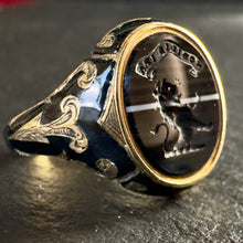 Load image into Gallery viewer, Reserved - Banded Quartz Memorial Ring