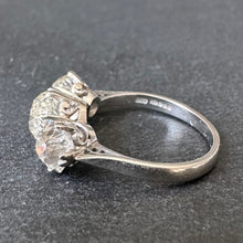 Load image into Gallery viewer, 3.37ct Diamond trilogy ring