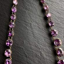 Load image into Gallery viewer, Reserved - Amethyst Rivière Necklace