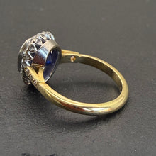 Load image into Gallery viewer, Sapphire + Diamond Ring
