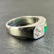 Load image into Gallery viewer, On hold - Emerald & Diamond Ring