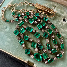 Load image into Gallery viewer, Emerald & Diamond Necklace