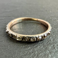 Load image into Gallery viewer, Georgian Diamond 3/4 Eternity Ring