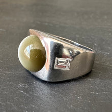 Load image into Gallery viewer, Chrysoberyl & Diamond Ring
