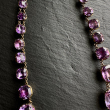 Load image into Gallery viewer, Reserved - Amethyst Rivière Necklace